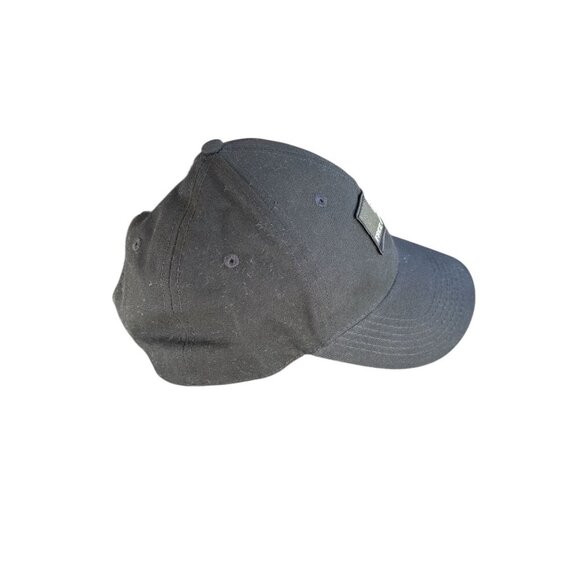 Free Country Black Adjustable Recycled Baseball Cap With Logo Patch - Picture 3 of 6